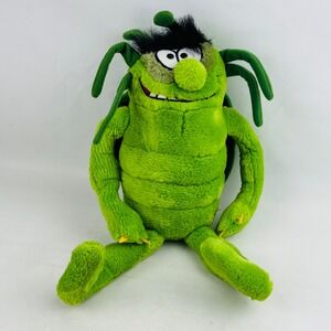 Vintage Raid Bug Plush Green Cockroach Advertising Mascot Toy 1992 SC Johnson